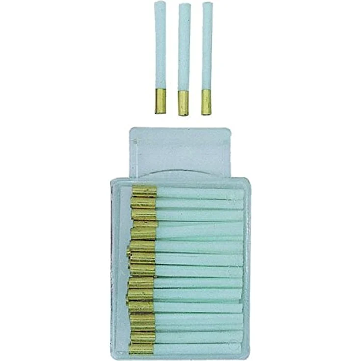HANSA Malpinsel h1152 021, Ersatz-Glaspinsel für Glasradierer, 4x40mm, 25 Stück, für Tusche- und Tintenkorrektur, Rostentfernung – Bild 2