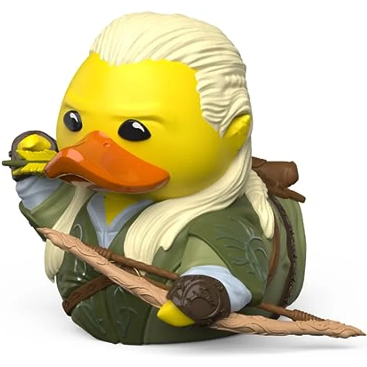 TUBBZ Box-Ausgabe Legolas, Sammler-Vinyl-Gummiente Figur, 9 cm groß, offizielles Der Herr der Ringe Merchandise – Bild 1