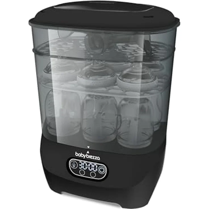Baby Brezza Sterilisator Dryer Advanced, Dampfsterilisator mit Trocknungsfunktion & HEPA-Filter für Babyflaschen, hygienisch & chemiefrei – Bild 1