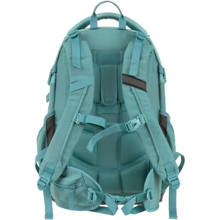 LÄSSIG Bold Origin Schulrucksack mit Laptopfach, ergonomisches Tragesystem, Aqua türkis – Bild 3