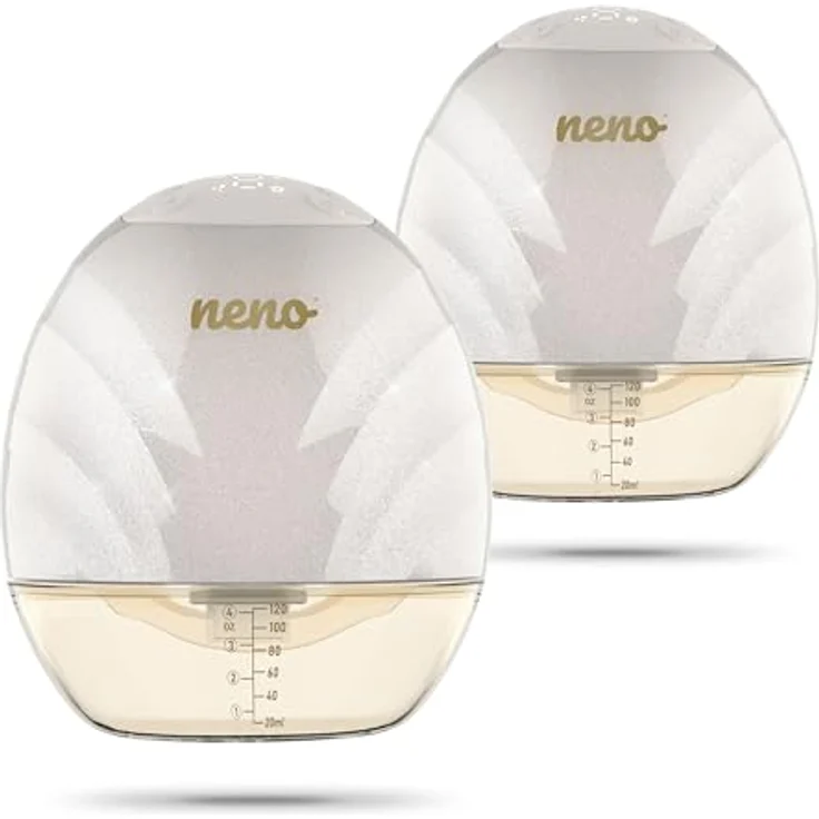 Neno Perla Twin, Kabellose Handfrei-Milchpumpe mit 3 Modi und 9 Stufen, Trichtergröße 26 mm, 19 mm, 22 mm – Bild 1