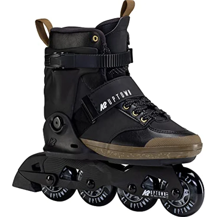 K2 Skates Unisex Inline Skates UPTOWN, black - gold - Aluminiumrahmen, hoher Tragekomfort – Bild 1