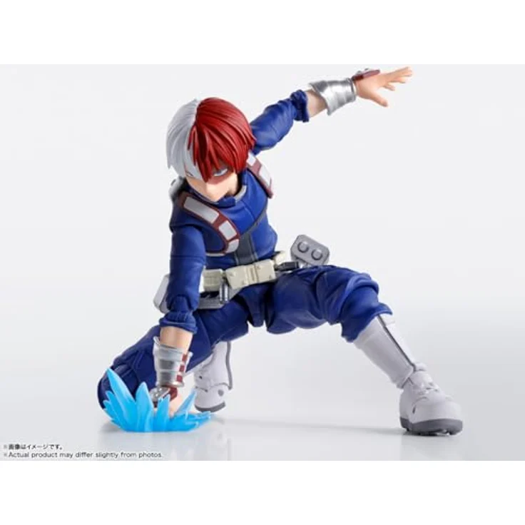 TAMASHII NATIONS My Hero Academia Shoto Todoroki S.H.Figuarts Actionfigur mit Effektteilen und mehreren Ersatzteilen – Bild 4