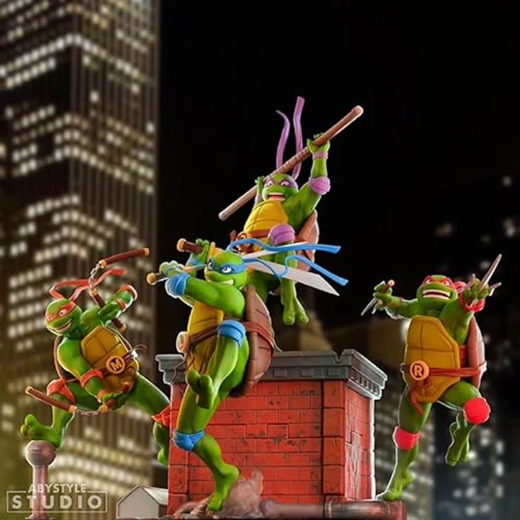 ABYstyle Studio Teenage Mutant Ninja Turtles Donatello 22,9 cm hohe SFC-Sammelfigur aus PVC, Cartoon-Figur, Heimdekoration, Geschenk – Bild 2