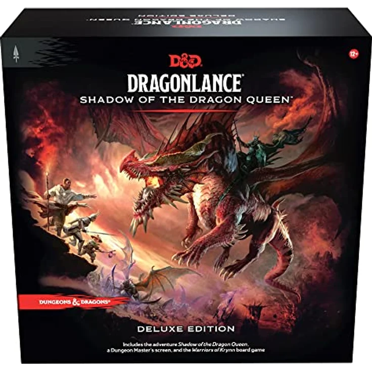 Dungeons & Dragons Dragonlance: Shadow of The Dragon Queen Deluxe Edition (D&D-Abenteuer, Spielleiterschirm + Brettspiel Warriors of Krynn Englische Version), D09880000, Brettspiel in englischer Edition – Bild 2