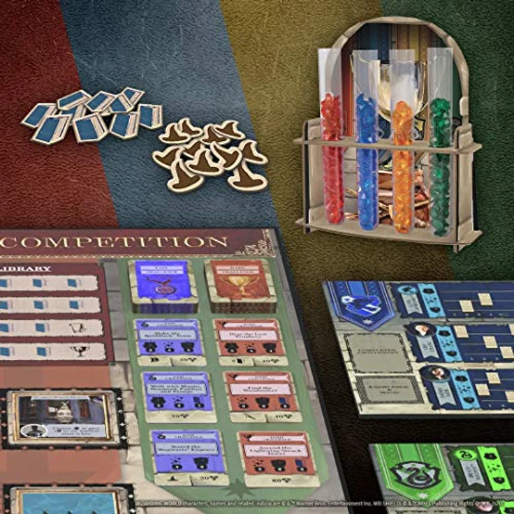 USAopoly Harry Potter: House Cup Competition, Brettspiel für 2 bis 4 Spieler, ab 11 Jahren, 75 Minuten Spielzeit, 1.751 kg – Bild 5
