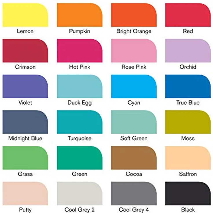 Winsor & Newton 0290078 ProMarker (im Wallet, Professioneller Layoutmarker-2 Spitzen, fein und breit für Zeichnungen, Design und Layouts) 24 Farben Set – Bild 3