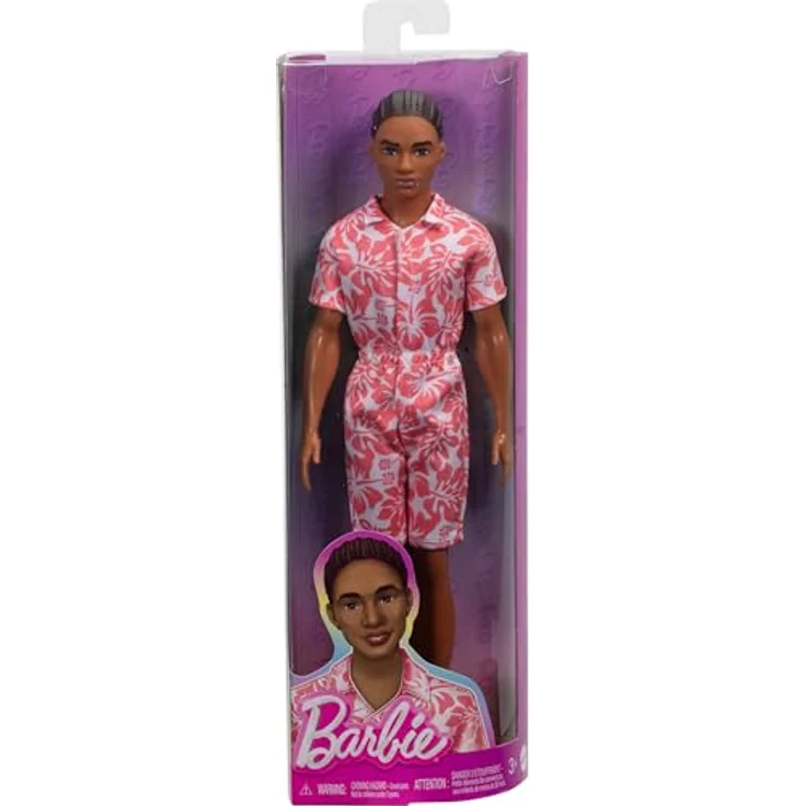 Barbie Anziehpuppe Fashionista Ken-Puppe - Printed Boiler Suit, Diversität erleben und tolle Outfits kreieren von Barbie – Bild 6