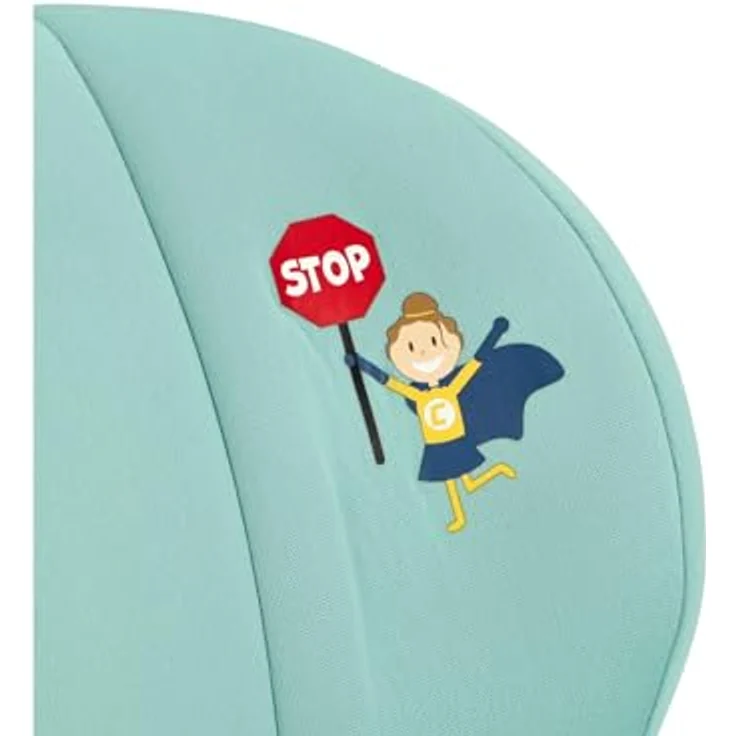Cartrend Kindersitzerhöhung Kids mint 15-36 kg, nach ECE R129 Norm zertifiziert und mit extra bequemer 10 mm Schaumstoff-Polsterung – Bild 5