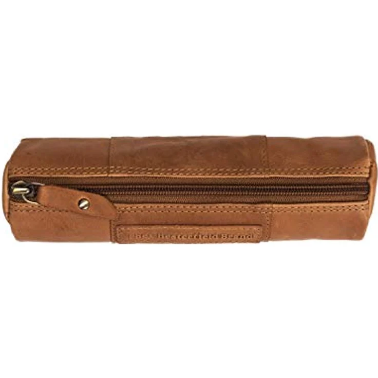 The Chesterfield Brand Leder Stifthüllen Cognac Lea, geräumiges Federmäppchen aus hochwertigem Leder, 20,5 x 6 x 6 cm – Bild 5
