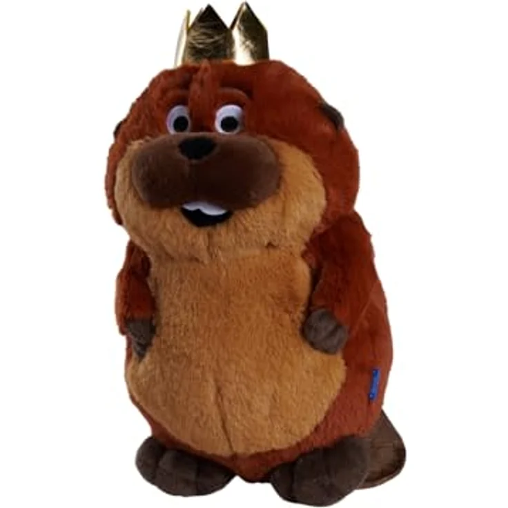 Simba Disney Pixar Hoppers King George Plüschtier, weiche 24 cm Biber-Kuschelfigur aus hochwertigem Plüsch, offizielles Lizenzspielzeug für Kinder und Sammler – Bild 2