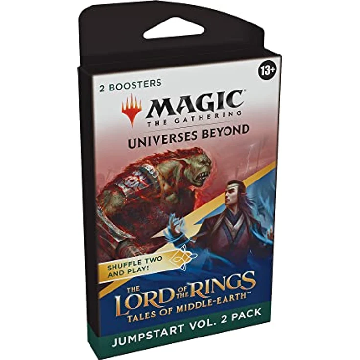 Magic: The Gathering Der Herr der Ringe:Geschichten aus Mittelerde Jumpstart Vol.2 Booster 2er-Pack–Lassen sich zu einem Jumpstart-Deck kombinieren(40 Karten, einschließlich Länder)(Englische Version) – Bild 1