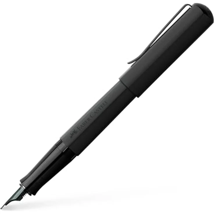 Faber-Castell Füller Hexo, hexagonale Form zum kreativen Schreiben, Schwarz matt – Bild 2