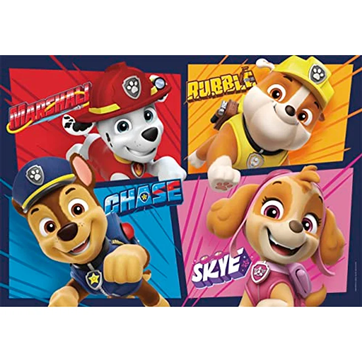 Clementoni 24238 Supercolor Puzzle Paw Patrol, 24 Maxi Teile, buntes Kinderpuzzle mit leuchtenden Farben und Farbintensität, Geschicklichkeitsspiel für Kinder ab 3 Jahren – Bild 2