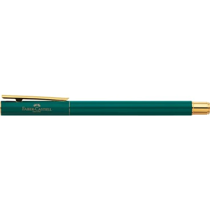 Faber-Castell Füller Neo Slim, Limited Edition in Gold Rainforest, Edelstahl Feder EF, Metall schaft grün – Bild 5