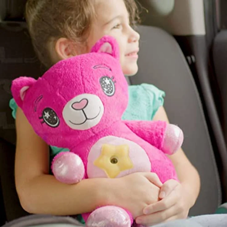 Mediashop StarBelly DreamLites Verträumter Dino 2022 – Kuscheltier für magische Lichterstimmung in Regenbogenfarben – Stofftier mit praktischem 20 Minuten Sleep Timer – Bild 6