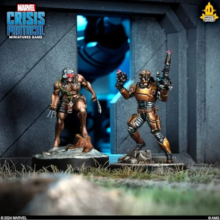 Atomic Mass Games AMGD2120 - Marvel Crisis Protocol - Weapon X Maverick, Character Pack mit Wolverine und Maverick, für strategisches Miniaturenspiel – Bild 7