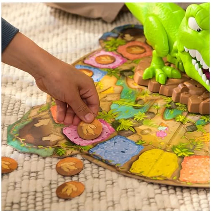 Spin Master Snack-O-Saurus Rex – Interaktives Brettspiel für Snack-Liebhaber & Dino-Fans, lustiges Familienspiel, für Kinder ab 5 Jahren – Bild 3