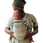 Hoppediz Baby-Tragetuch ab Geburt, Neugeboren bis Kleinkind, 100% Baumwolle, Elba 4,60 m