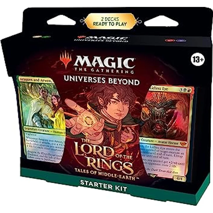 Magic The Gathering The Lord of The Rings: Tales of Middle-Earth Starter Kit - Learn to Play with 2 Ready-to-Play Decks + 2 Codes to Play Online (2-Player Card Game) (Englische Version) – Bild 2