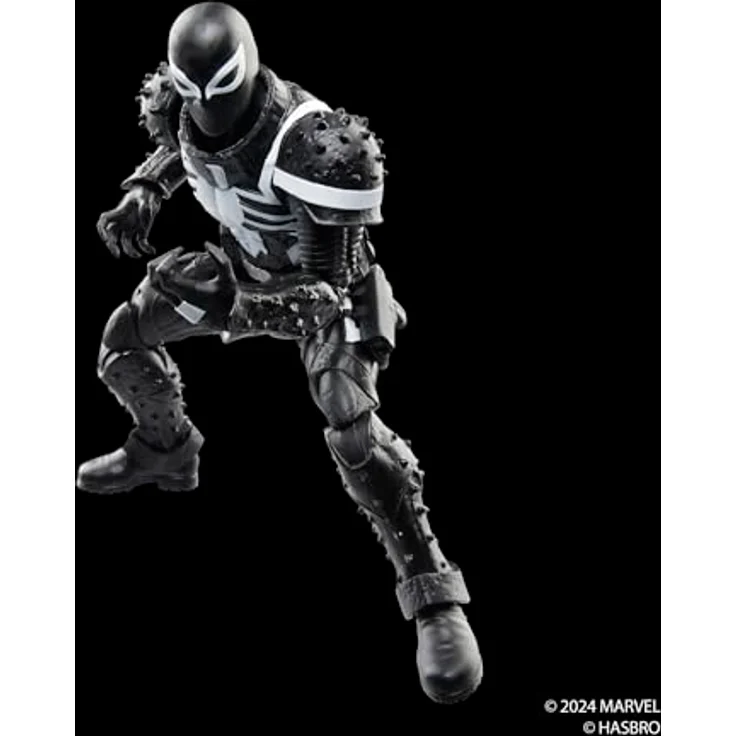 Marvel Legends Series Agent Venom (Flash Thompson) Action-Figur, 15 cm mit 7 Accessoires, schwarz – Bild 5