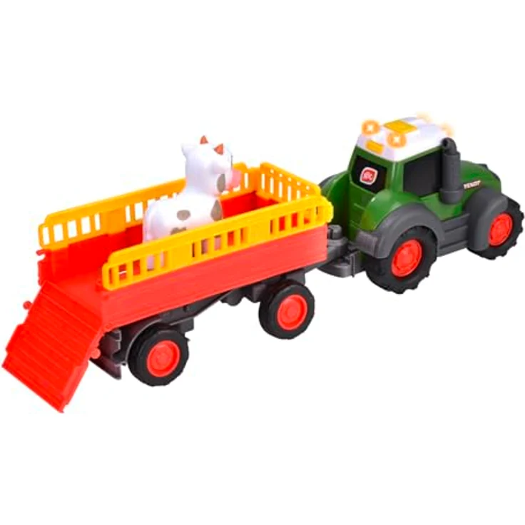Dickie Toys ABC Bauernhof-Traktor Fendti (30 cm) - Spielzeugauto mit Licht & Sound für Kleinkinder ab 1 Jahr – Bild 2