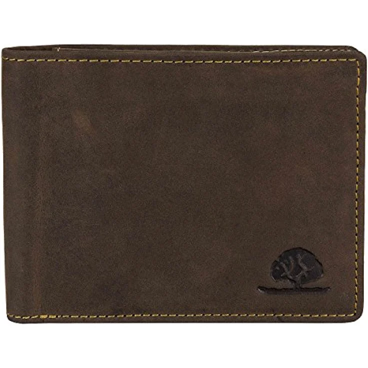 Greenburry Vintage RFID Geldbeutel Leder Geldbörse braun – Bild 1