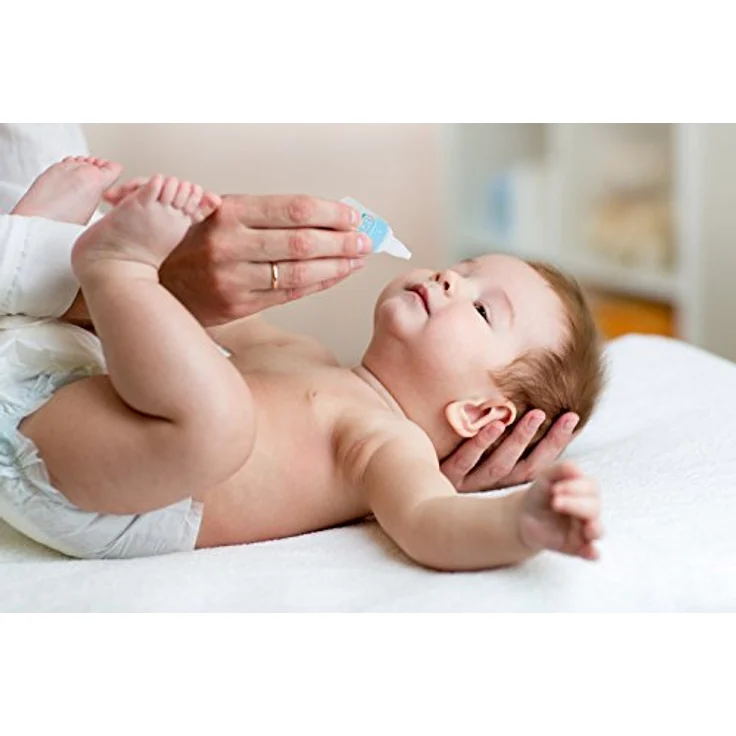 fuchsi Baby Nasensauger | Medizinisches Silikon | Filterlos & Endlosverwendbar | Praktische 1 Hand-Bedienung | + Reserve 1x Nase- & 1x Mund-Aufsatz | Deutsche Marke | Nasensekretsauger Klein-Kind – Bild 5