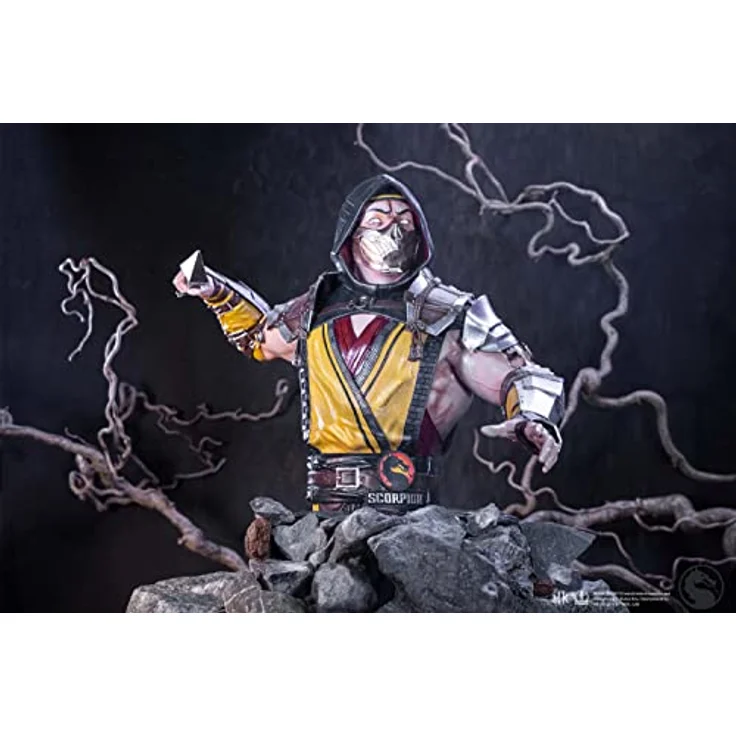 GED Busto Mortal Kombat: Scorpion, 30 cm handbemalte Polyresin-Büste aus Mortal Kombat 11 – Bild 6