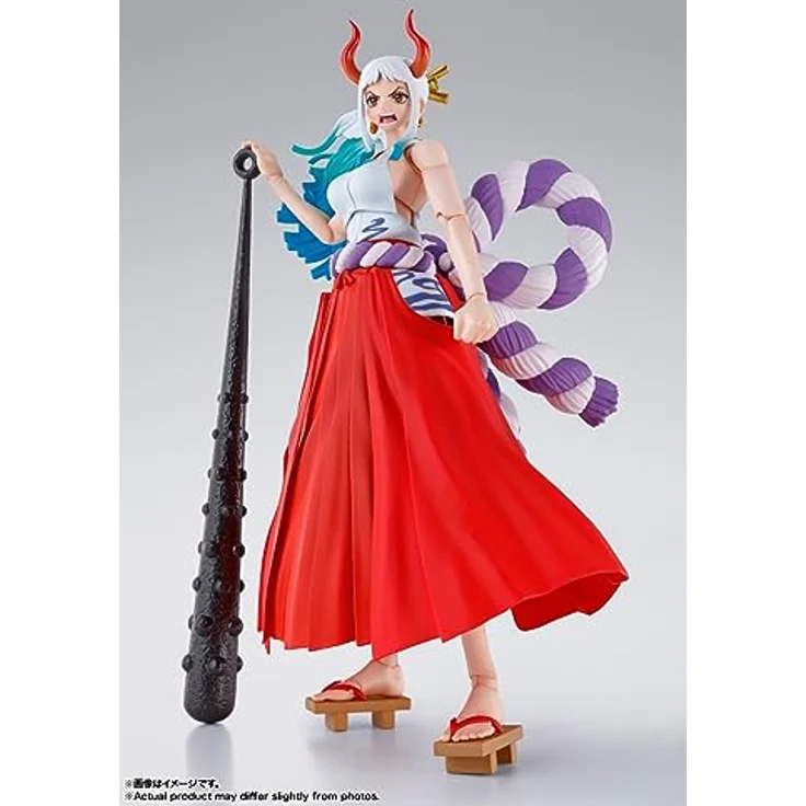 TAMASHII Nations One Piece Yamato, S.H.Figuarts Actionfigur mit hoher Beweglichkeit, ca. 18,5 cm, inklusive 10 Händen und optionalen Gesichtsteilen – Bild 4
