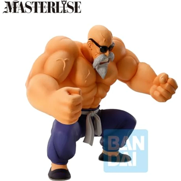 Ichibansho Figure Dragon Ball Master Roshi (Son Goku Training Section), Sammlerstatue, ca. 21,1 cm, hochwertige Details, offiziell lizenziert von Bandai Spirits – Bild 5