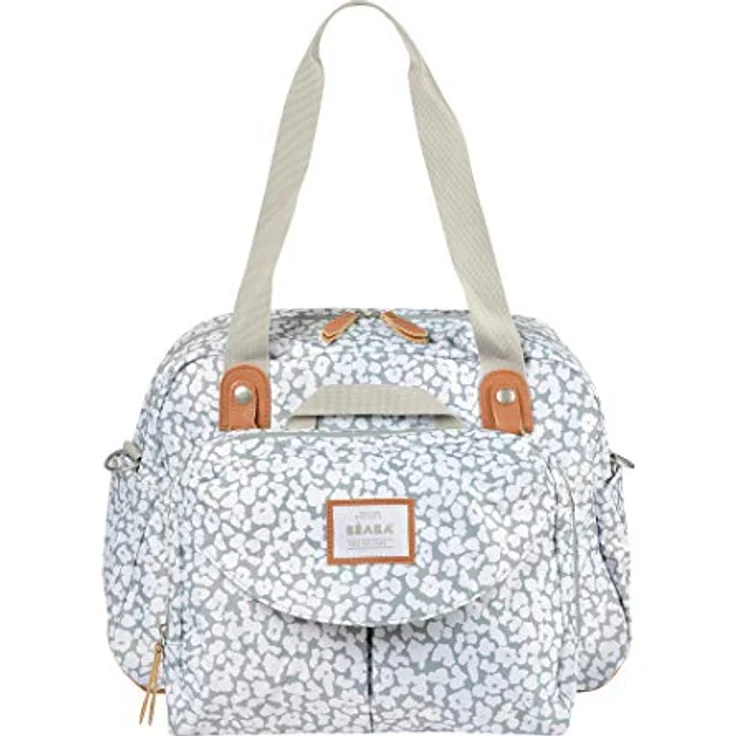 BÉABA - Wickeltasche Genève II - Modulierbar, großes Fassungsvermögen - Vordertasche abnehmbar, Wickelunterlage - Isolierfach für Babynahrung, Befestigungssystem für Kinderwagen - Kirsche - Preisvergleich – Bild 6