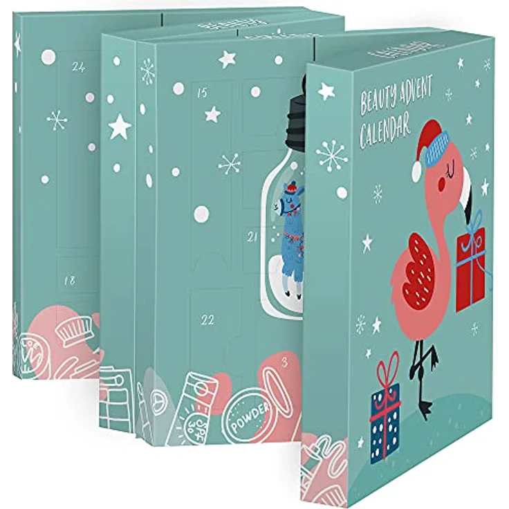 fesh! All for you! Beauty Adventskalender 21900E00, Hochwertiger Makeup Adventskalender mit trendigen Accessoires, niedlichem Design – Bild 2
