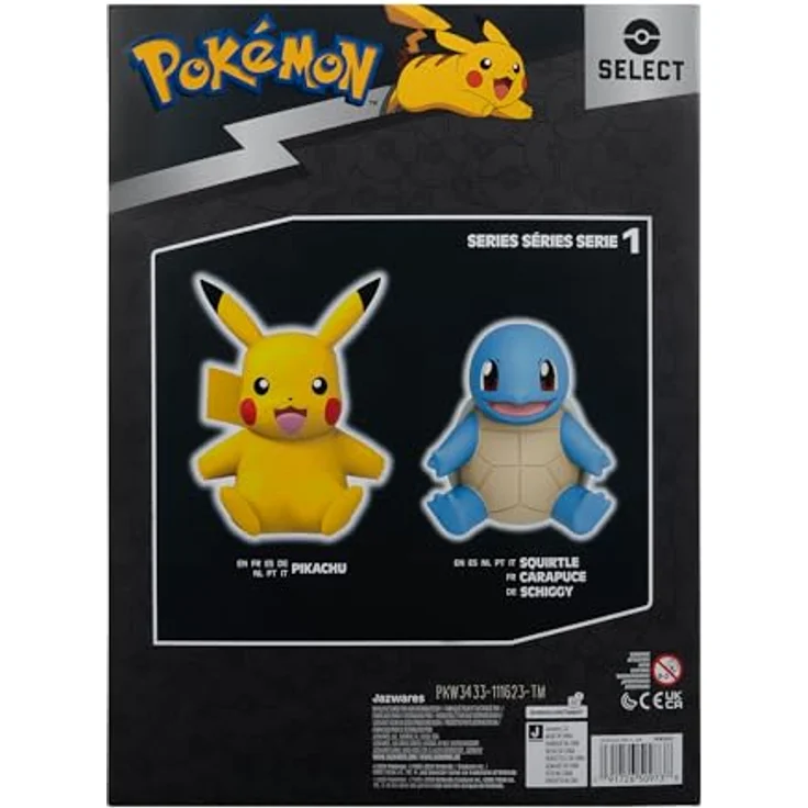 Jazwares Pokémon Sammelfigur - Pikachu - Select Deluxe Vinyl Figur, 10 cm, hochwertiges Vinyl, neu & OVP – Bild 7