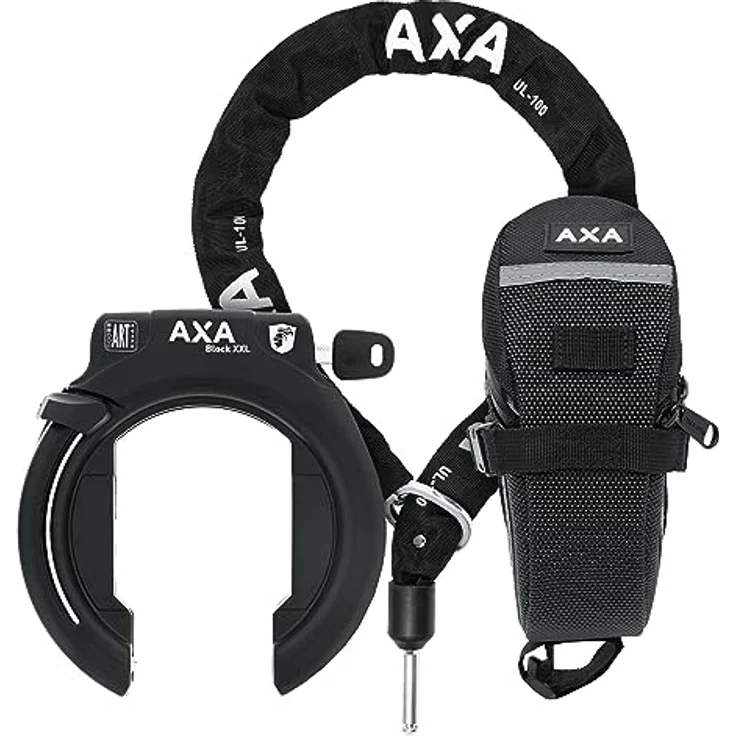 Axa Rahmenschloss BLOCK XXL + ULC 100 + Tasche – Bild 2