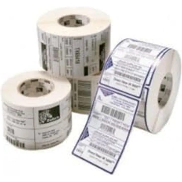 Zebra Technologies Z-Perform 1000d Printer Labels, Permanent Adhesive, Paper, Direct Thermal, 76 mm x 51 mm, 7.6 cm, 6 sheets