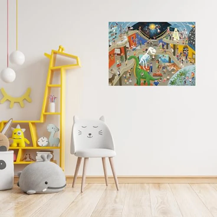Ravensburger Kinderpuzzle 12004053 Im Naturkundemuseum, 200 Teile im XXL-Format für Kinder ab 8 Jahren, fördert Motorik und Konzentration – Bild 4