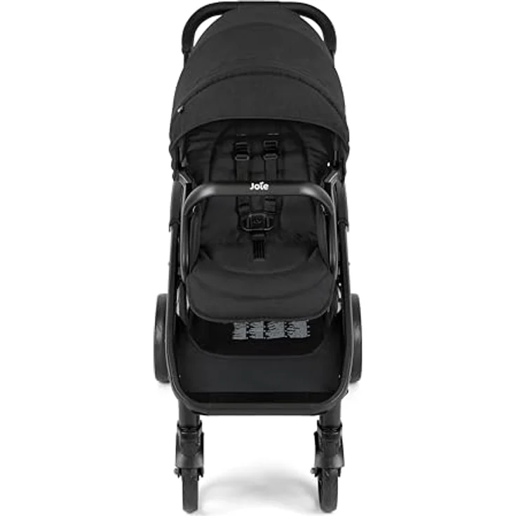 Joie Evalite Duo Zwillingswagen, leicht und kompakt, inkl. Regenverdeck, Coal Grey – Bild 4