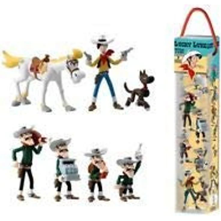 Plastoy SAS PLA70387 - Lucky Luke: Tube Lucky Luke, 7 Figuren – Bild 3