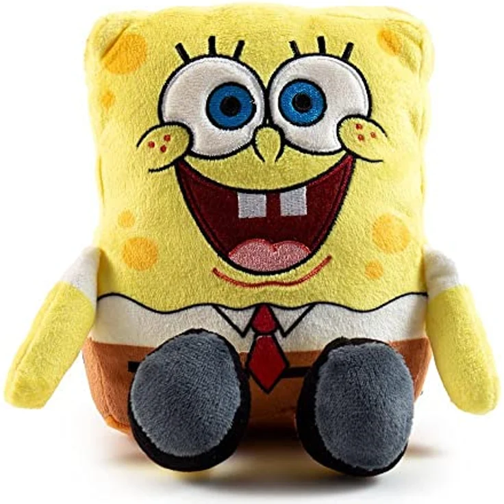 Kidrobot 90iger Spongebob Phunny Plüschfigur, 17,8 cm, offiziell lizenziert, Cartoon-Nostalgie – Bild 1