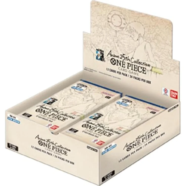 Bandai One Piece EB02 Anime 25th Collection BO Display, Sammelkarten Set mit 1 Leader, 29 Common, 21 Rare, 9 Super Rare, 1 Secret Rare Karten – Bild 3