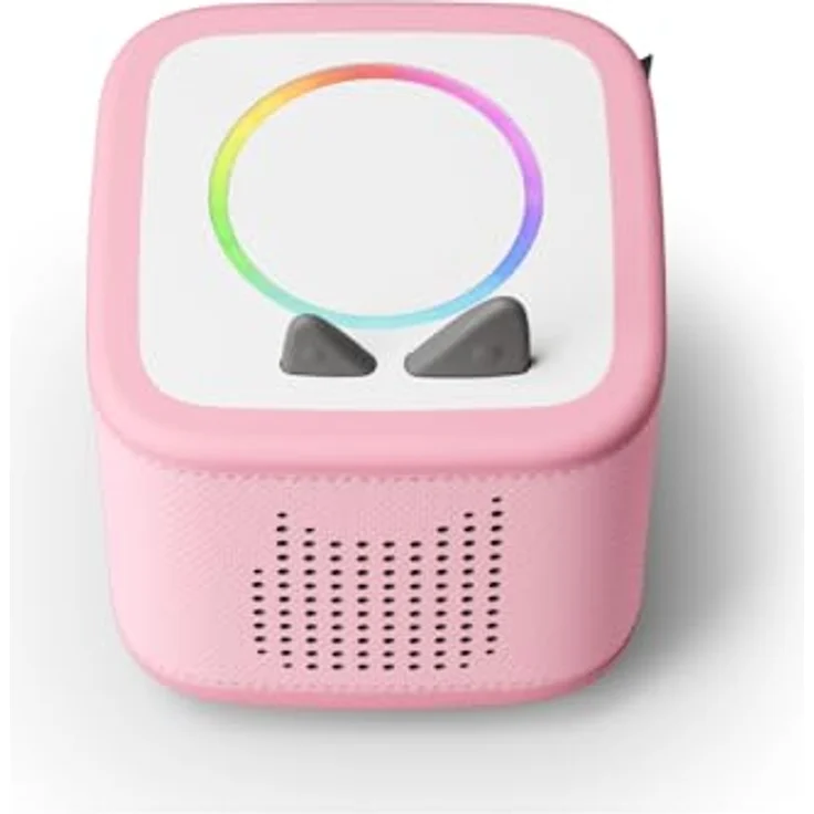 tonies® Starter Set Toniebox 2 – Rosa, Interaktiver Audioplayer mit Nachtlicht & Wecker, inkl. My First Bauernhof Hörfigur, Ab 1 Jahr – Bild 4