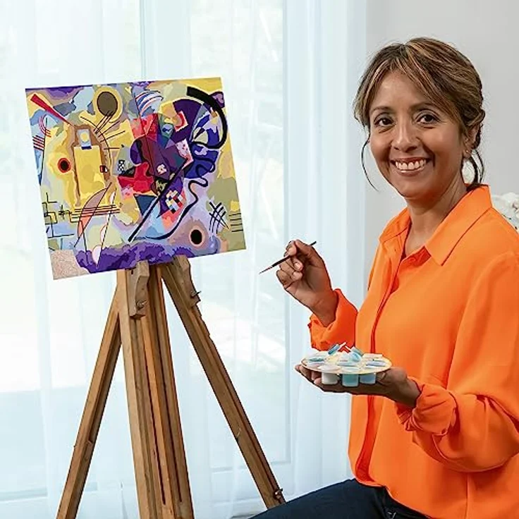 Ravensburger CreArt - Malen nach Zahlen 23650 ART Collection: Yellow, Red, Blue (Wassily Kandinsky) ab 14 Jahren – Bild 3