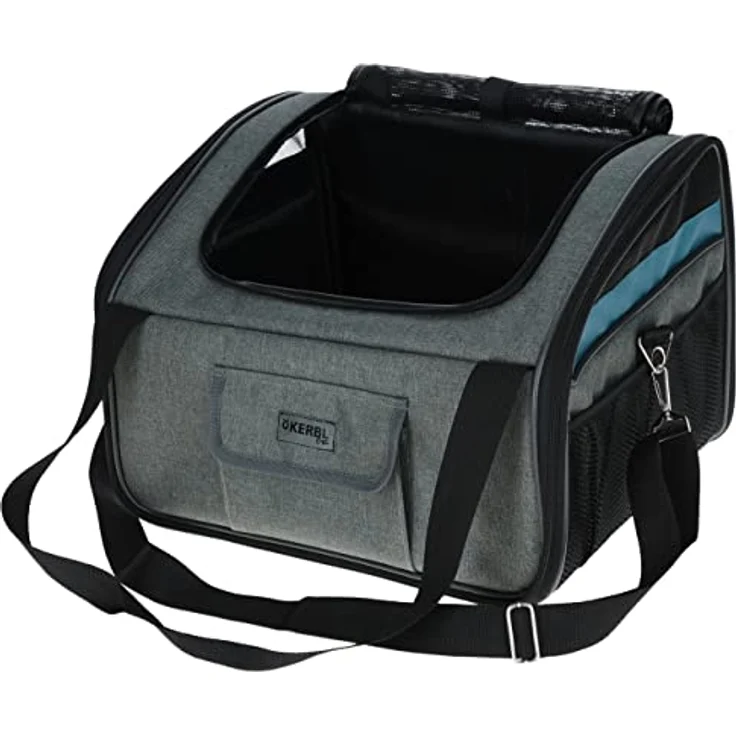 Autositztasche Vacation 44x35x30cm, grau/blau – Bild 2