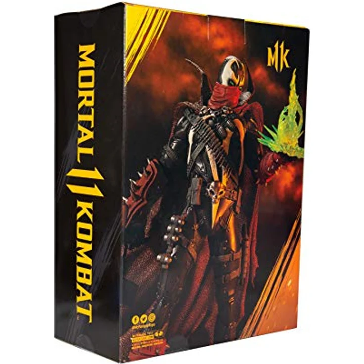 McFarlane Toys Mortal Kombat Commando Spawn Actionfigur, Dark Ages Skin, 30 cm, inklusive Zubehör und Base, MCF11052-4 – Bild 8