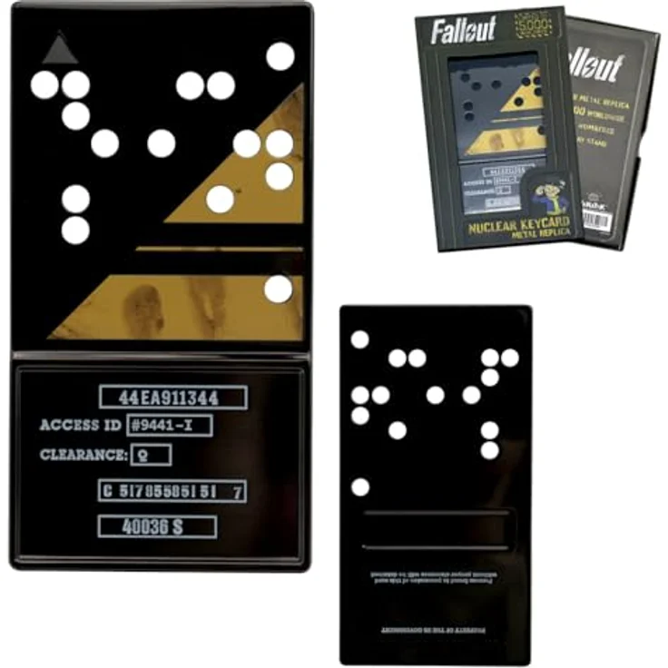 Fanattik Fallout Eternal Replik Nuclear Keycard, limitiert auf 5.000 Stück, Metall-Kostümzubehör – Bild 1