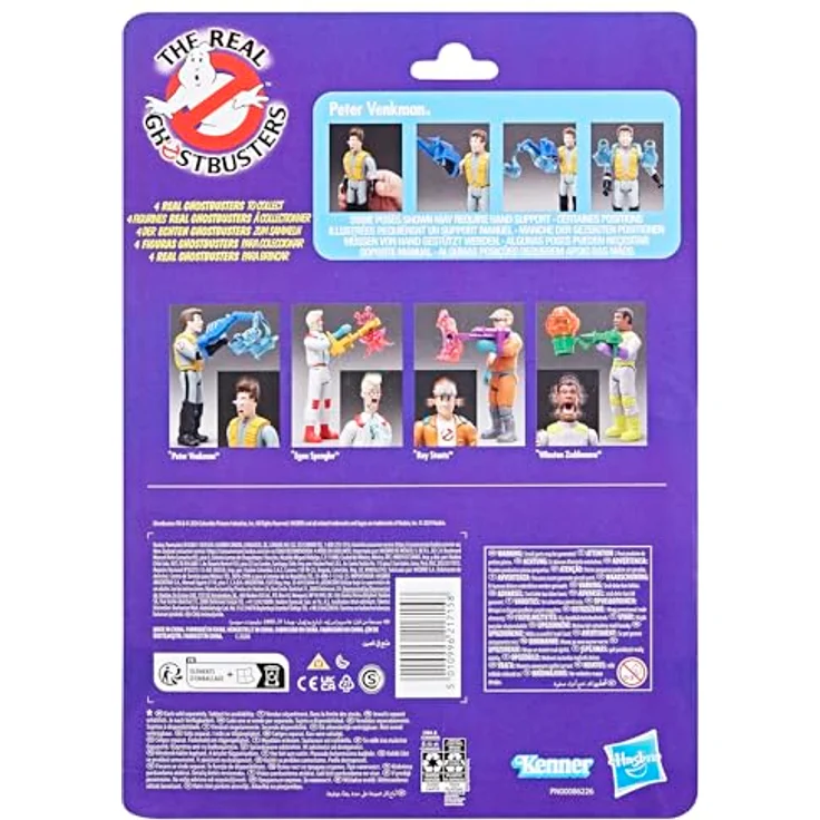 Hasbro Ghostbusters Kenner Venkman Figur, klassische 80er Jahre Actionfigur mit Geisterspielzeugzubehör – Bild 2