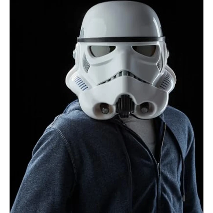 Hasbro Stormtrooper Helm, 1:1 Replika aus Rogue One: A Star Wars Story, elektronisch mit Stimmverzerrung, Weiß, One Size – Bild 7