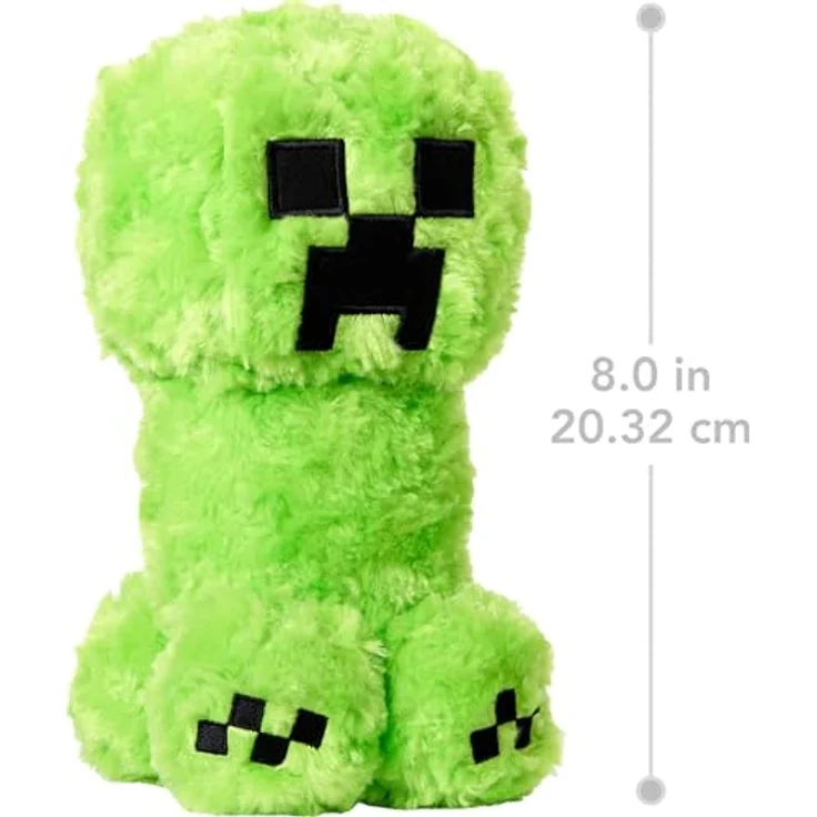 Mattel® Plüschfigur Minecraft Creeper, ca. 20 cm, weiches Spielzeug, Grün – Bild 4