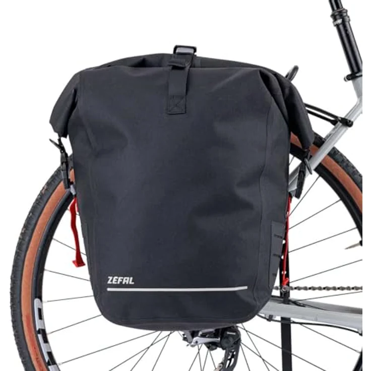 ZEFAL Z Traveler S20, wasserdichte Gepäckträgertasche mit 20 L Volumen, universell einsetzbar, Velcro-Befestigung, 995 g – Bild 2